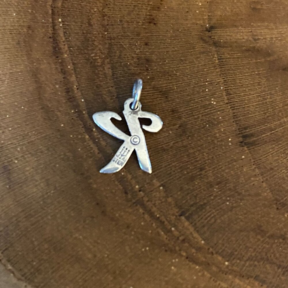James Avery Script Initial "K" Charm, Sterling Si… - image 3